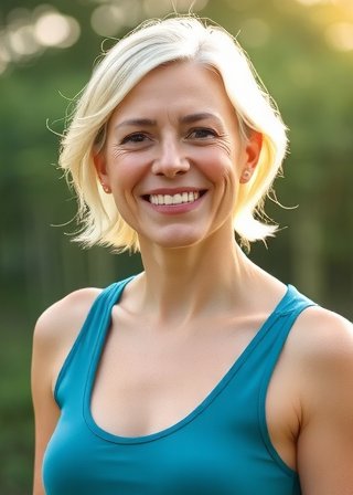 Female yoga instructor portrait