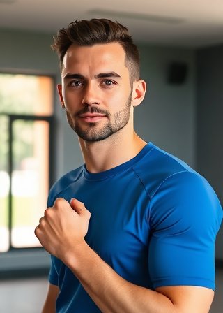 Male HIIT trainer portrait
